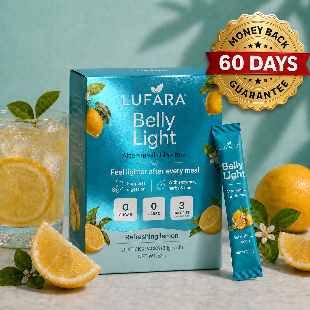 Lufara Belly Light 60 days Money Back Gurantee